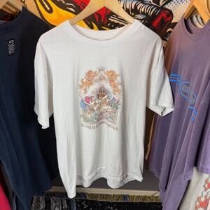 Vintage 1987 Lucy Rigg Teddy Bear T-Shirt Hanes Heavyweight 50/50 White Large